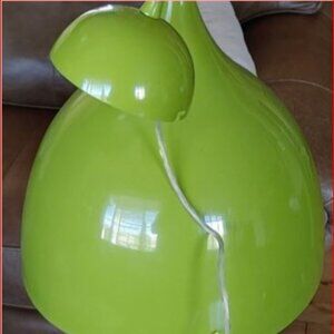 Vintage Lime Green Swag Lamp/Ceiling Lamp Retro MCM Metal 14 x 15"